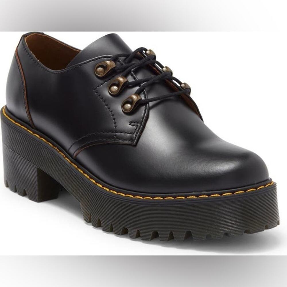 NIB Dr. Martens Leona Lug Sole Platform Derby